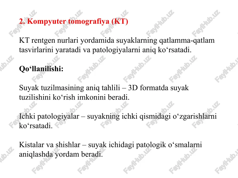 suyak displaziyasini rentgenologik tekshirish usullari - Page 4