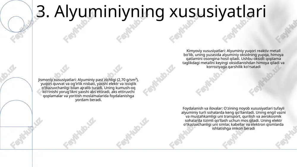 alyuminiy va uning birikmalarini olinishi va xossalari - Page 4