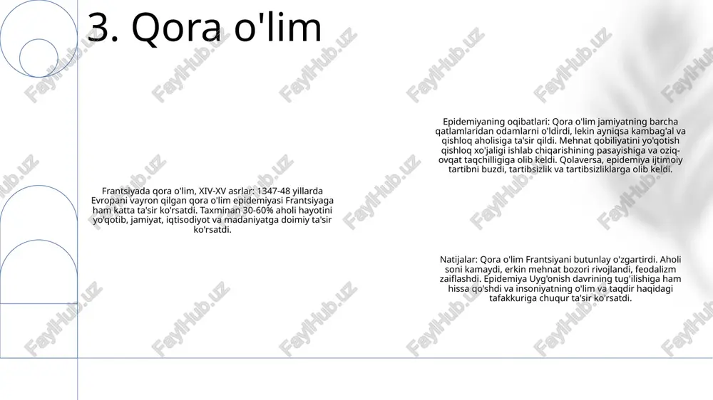 ushlari davrida frantsiyaga evropaning katta qismi ustidan hukmronlik qilishga imkon berdi. iqtisodiy ta'sir: urushlar inflyatsiya, valyuta devalvatsiyasi va savdoning pasayishi kabi muhim iqtisodiy buzilishlarga olib keldi. ular, shuningdek, milliy xazinalarni quritib, ko'plab mamlakatlarni katta qarzga solib qo'yishdi. millatchilik merosi: napoleon urushlari butun evropada millatchilik tuyg'ularini rivojlantirishda muhim rol o'ynadi. urushlar frantsuz istilosiga qarshi vatanparvarlik qarshiligini ilhomlantirdi va 19-asrda millatchilik harakatlarining kuchayishiga hissa qo'shdi. 12. napoleon urushlari burbon restavratsiyasi: 1814-1830 yillarda frantsiyada monarxiya qayta tiklangan davr. iyul monarxiyasi: 1830-1848 yillarda frantsiyada hukmronlik qilgan konstitutsiyaviy monarxiya. bu oʻrta sinf hokimiyat tepasiga kelgan va sanoat inqilobi kuchaygan davr edi. ikkinchi respublika: 1848-1852 yillarda frantsiyada tashkil etilgan respublika hukumati. bu lui-napoleon bonapartning davlat toʻntarishi bilan yakunlandi va ikkinchi imperiya oʻrnatildi. 13. qayta tiklash 1852 yilda e'lon qilingan ikkinchi frantsiya imperiyasi lui-napoleon bonapartni (keyinchalik napoleon iii) imperator etib o'rnatdi. imperiya sanoatlashtirish, iqtisodiy o'sish va frantsuz mustamlaka hududlarini kengaytirishga urg'u berdi. imperiya 1870 yilda franko-prussiya urushi …