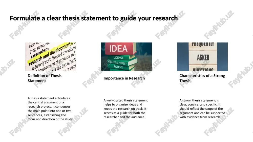 your evidence with analysis that explains its significance. this demonstrates your understanding and connects findings to your thesis. develop body paragraphs that logically present your findings conclude effectively summarize the main points of the paragraph briefly. this reinforces the importance of the findings discussed. 8 include proper citations to acknowledge the work of others importance of citations citations serve to give credit to original authors, ensuring intellectual honesty and respect for their contributions. include proper citations to acknowledge the work of others types of citations common citation styles include apa, mla, and chicago, each providing specific guidelines for formatting sources. include proper citations to acknowledge the work of others consequences of plagiarism failure to cite sources properly can lead to allegations of plagiarism, resulting in severe academic consequences. include proper citations to acknowledge the work of others best practices to avoid citation errors, use citation management tools and adhere to …