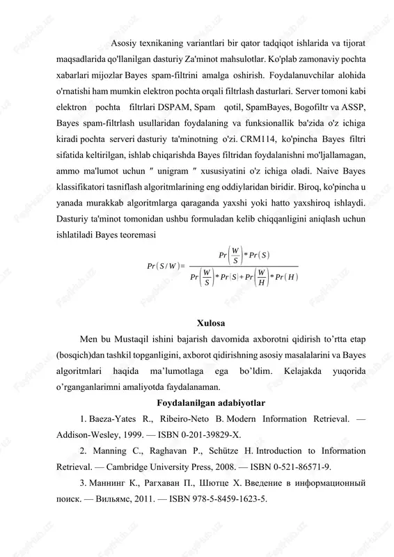 axborotni izlash va ajratishda sodda bayes algoritmlari - Page 4