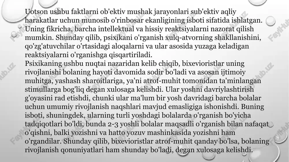 osini tashkil qiladi, ular hayotiy vaziyatlarga moslashadi, ularning o'zgarishi yangi ko'nikmalarni shakllantirishga olib keladi. image2.png image3.png image4.jpeg image5.jpeg image1.png /docprops/thumbnail.jpeg