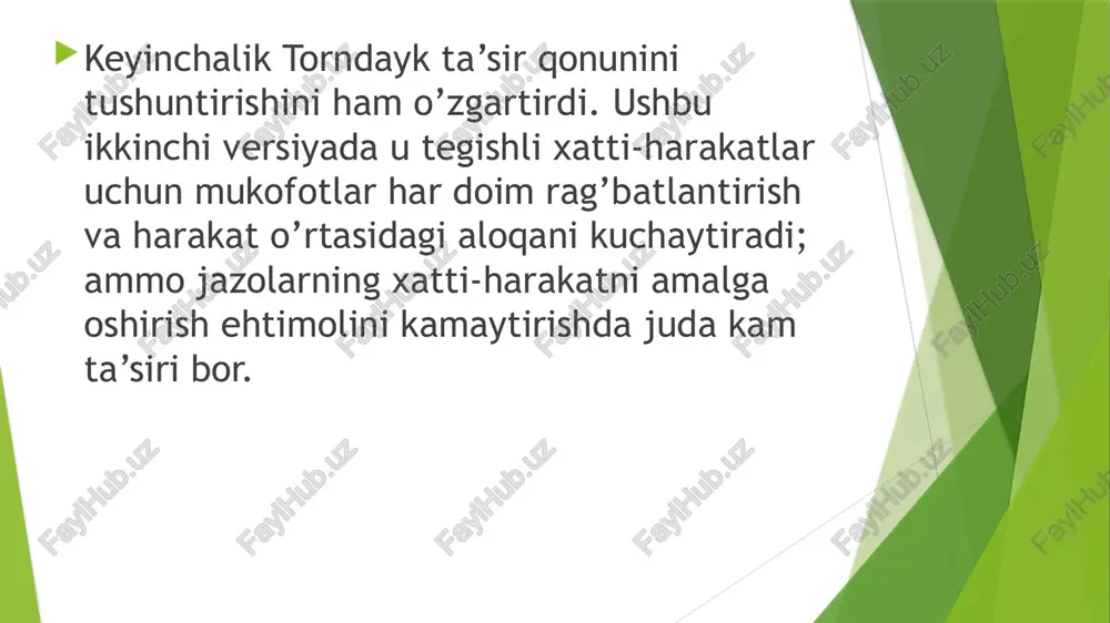 edvardtorndayk va oʻrgatish qonuni - Page 4