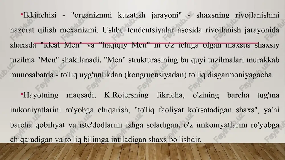 maktab vakillarinig g‘oyasi xulq-atvorni o‘rganish asosiy masala sifatida o‘rin olgan bo‘lsada, uning ayrim vakillari muammoni tahlil etishda o‘zlarining pozitsiyalariga egadirlar. bixeviorizmning asosiy g‘oyasi 20-asrda amerikalik psixologiya maktabining haqiqiy qiyofasi sifatida maydonga chiqdi. uning asoschisi djon uotson (1878-1958) bu yo‘nalishning haqiqiy yo‘lboshchisi sifatida shakllanishiga sabab bo‘ldi. bixevio tushunchasi (behavior) inglizchadan tarjima qilganda xulq-atvor degan ma’noni anglatadi. bixeviorizm tushunchasi tarjima qilganda –xulq-atvor psixologiyasi ma’nosini anglatadi. xulq-atvorni tahlil qilish to‘liq ob’ektiv xarakterga ega bo‘lib, tashqi kuzatiladigan reaksiyalar bilan cheklanadi. insonning fikri, ongini ko‘rib bo‘lmaydi, ularni o‘lchash mumkin emas, bundan ko‘rinadiki barchasini ob’ektiv qayd etish imkoniyatini bo‘lmaydi. insonning ichki olamida kechayotganlarni o‘rganish mikoni yo‘q. demak, shaxs “qora quti” sifatida ishtirok etadi. inson harakatining tashqi ifodalanishining ob’ektivligini stimullar va vaziyatlar shartlaydi. shunday ekan psixologiyaning vazifasi stimullar bo‘yicha namoyon bo‘ladigan ma’lum reaksiyalar belgilaydi. skinnerning operant bixeviorizmi berris frederik skinner 1904 yil pensilvaniya shtatidagi, saskuexanneda tug‘ilgan. uning oilaviy muhiti samimiy va erkin, intizom qattiq bo‘lgan, hamda munosib …