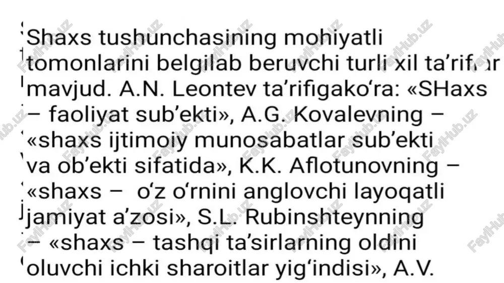 shaxs xususiyatlari haqidagi tasavvurlar talqini - Page 4