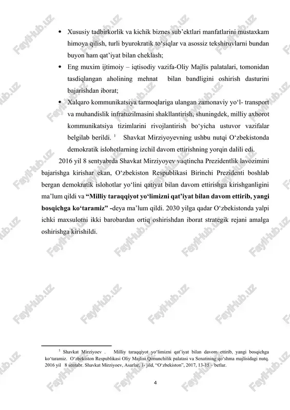 . ta’kidlash lozimki, har qanday davlat rahbari ham adolatsizlik holatlari, halqni qiynab kelayotgan og‘ir muammolarni ro‘y-rost kun tartibiga qo‘yib, ularni bartaraf etish yo‘llarini qat’iyat bilan ko‘rsatib, bunda avvalo o‘zi o‘rnak va namuna bo‘lib, jon jahdi bilan bu ishga kirishavermaydi. buning uchun insonda katta yurak, o‘z halqi, o‘z vatani taqdiri uchun mas’uliyat va javobgarlikni chuqur his etish tuyg‘usi kuchli bo‘lishi kerak. shavkat mirziyoyev esa ana shunday noyob xislatlarni dastlabki davrdan boshlab namoyon etdilar . virtual qabulxona ochilgunga qadar ham mamlakatimizda davlat organlarining “ishonch telefoni”, yagona interaktiv davlat xizmatlari portali mavjud edi. bu sohada maxsus “ jismoniy va yuridik shaxslarning murojatlari to‘g‘risida”gi qonun qabul qilishgan. lekin, ming afsuski, bu qonun amalda to‘la ishlamaganini, uning ijrosini nazorat qilish o‘z holiga tashlab qo‘yilganini, aniqrog‘i bu masalaga ikkinchi darajali bir ish sifatida qaralganini bugun ochiq tan olishga majburmiz. “ishonch telefoni” yoki yagona interaktiv davlat xizmatlari portaliga yuborilgan murojaatlar aksariyat hollarda yana kelgan joyiga-quyi bo‘g‘indagi idora …