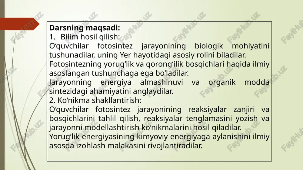 fotosintez va nafas olish jarayonlari - Page 4
