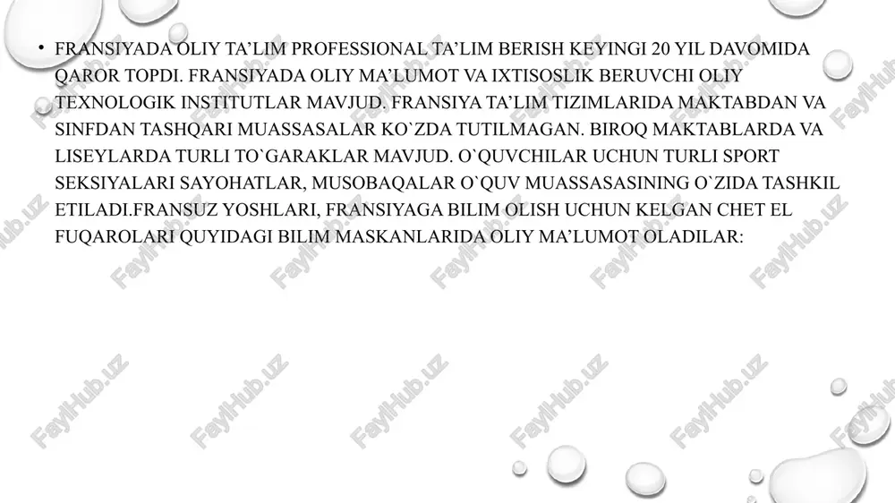 fransiyada ta’lim tizimining amalga oshirilishi - Page 4