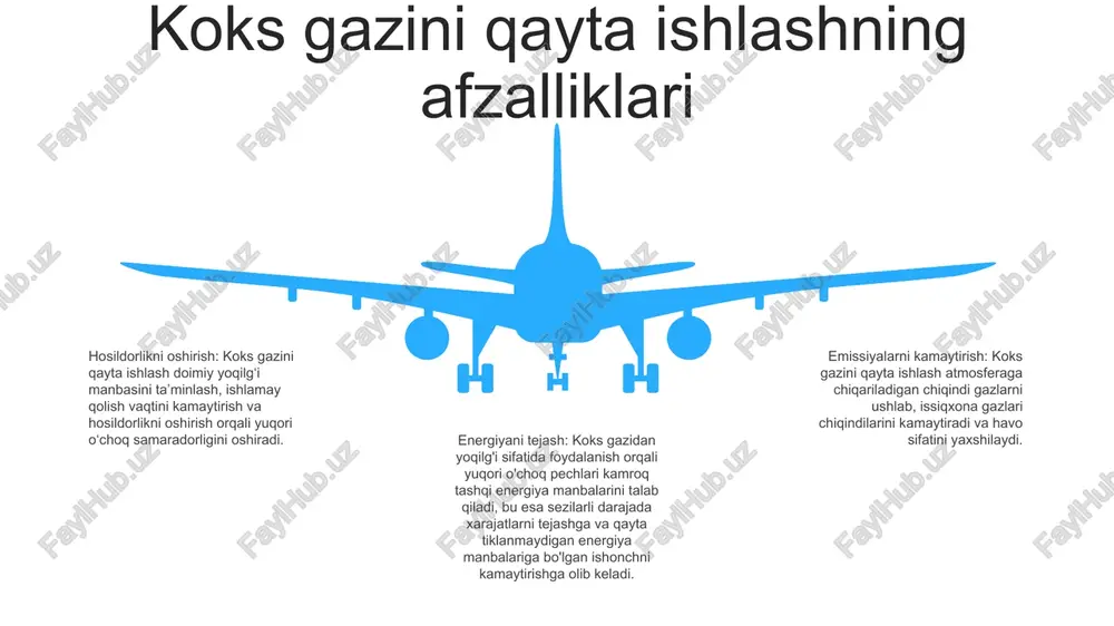 i. u yuqori o'choqni isitish uchun koks gazini qayta ishlaydi va tashqi yoqilg'i manbalaridan foydalanishni kamaytiradi. integratsiyalashgan uglerodni ushlash va ishlatish (ccu): ilg'or texnologiyalar koks gazidan karbonat angidridni olish imkonini beradi. ushbu co2 turli xil sanoat jarayonlari uchun ishlatilishi mumkin, masalan, ichimliklarni karbonatlash yoki kimyoviy sintez qilish, yangi daromad oqimlarini yaratish va chiqindilarni kamaytirish. koks gazini qayta ishlashdagi qiyinchiliklar va to'siqlar infratuzilmaga qo'yiladigan talablar: koks gazini qayta ishlash tizimini yaratish katta infratuzilma investitsiyalarini, jumladan, quvurlar, saqlash tanklari va gazni tozalash va utilizatsiya qilish uchun maxsus uskunalarni talab qiladi. energiya iste'moli: qayta ishlash jarayonining o'zi energiya iste'mol qiladi va koks gazining mavjud jarayonlarga integratsiyalashuvi umumiy barqarorlik maqsadlariga ta'sir qilishi mumkin bo'lgan qo'shimcha energiya talablarini keltirib chiqarishi mumkin. jarayonning murakkabligi: koks gazini qayta ishlash murakkab kimyoviy reaktsiyalar va maxsus uskunalarni o'z ichiga oladi, bu esa optimal samaradorlikni ta'minlash uchun malakali operatorlar va doimiy monitoringni talab qiladi. koks gazini qayta ishlash bilan bog'liq …