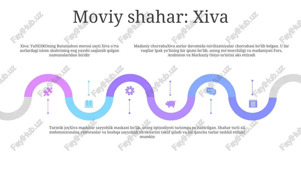 1. ipak va toʻqimachilik: oʻzbekiston oʻzining nafis ipaklari bilan mashhur boʻlib, nafis kashtalar va jonli ranglar bilan bezatilgan. bu gazlamalardan an’anaviy liboslar, devorga osilgan bezaklar va gilamlar to‘qilib, ular mamlakatning boy to‘qimachilik merosini aks ettiradi. 3. zargarlik va metallga ishlov berish: o‘zbekiston hunarmandlari murakkab zargarlik va metall buyumlar yaratishda mohir. an'anaviy zargarlik buyumlarida oltin, kumush va qimmatbaho toshlar mavjud bo'lib, ular ko'pincha murakkab filigra va emal bilan bezatilgan 2. kulolchilik va kulolchilik: o‘zbekiston kulolchilik va kulolchilikning uzoq tarixiga ega. hunarmandlar go‘zal sirlangan kulolchilik buyumlari, ko‘k-oq fayans va sirlangan plitkalar yasaydi, ular mintaqaning o‘ziga xos estetikasini namoyish etadi. bu qismlar dekorativ plitalardan dekorativ vazalar va devor plitkalarigacha. an'anaviy raqs va musiqa add text add text add text add text add text add text cholgʻu asboblari: anʼanaviy oʻzbek cholgʻu asboblariga “doyra” (daf), “chang” (arfa) va “gijak” (kamonli torli cholgʻu) kiradi. bu cholg‘ular an’anaviy raqslarga jo‘r bo‘lib, o‘zbek xalq musiqasining jozibali ohanglarini yaratishda …