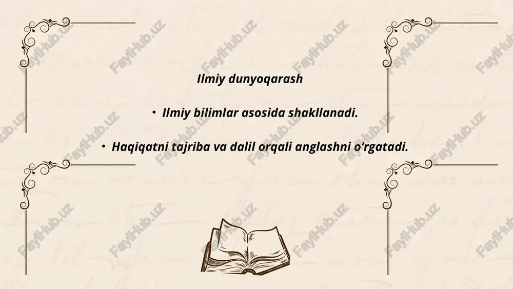 ta’lim-tarbiya jarayonida ilmiy va umummadaniy dunyoqarashni shakllantirish - Page 4