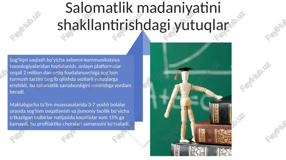 y tarbiya usullarini qo'llab-quvvatlaydigan differensial yondashuvni his qilishadi. axloqiy rivojlanishning 5 bosqichini hisobga olmay, barcha o'quvchilarga bir xil yondashuv qo'llanilishi, shaxsiy xususiyatlarni inobatga olmaslik va individual ehtiyojlarni qondirmaganligi natijasida samaradorlik 40% ga kamayadi. ijtimoiy mas'uliyatni tarbiyalashdagi yutuqlar o'quv dasturlariga insonparvarlik, ekologik madaniyat, huquqiy savodxonlik kabi yangi fanlarni kiritish orqali yoshlarning ijtimoiy mas'uliyatini oshirishga qaratilgan islohotlar 25% ga yaqin natija berdi. ijtimoiy mas'uliyatni tarbiyalashda maktablarda o'quvchilarning 70% dan ortig'i jamoat ishlariga faol jalb etilishi kabi sezilarli yutuqlar kuzatilmoqda, bu fuqarolik ongini shakllantirishda muhim ahamiyatga ega. ta'lim uslublari va metodlaridagi kamchiliklar zamonaviy axloqiy tarbiya dasturlarining 60% dan ortig'i abstrakt tushunchalarga asoslangan bo'lib, hayotdagi amaliy misollar va muammolarni yetarlicha aks ettirmaydi, bu esa o'quvchilarning ma'lumotlarni hayotga tatbiq qilish qobiliyatini cheklaydi. o'qituvchilarning axloqiy-ma'naviy kompetentsiyasi darajasining pastligi (o'rtacha 40% o'qituvchilar qo'shimcha malaka oshirishga muhtoj) va zamonaviy pedagogik texnologiyalarni qo'llashdagi yetarlicha tajribaning yetishmasligi ta'lim sifatiga salbiy ta'sir ko'rsatadi. o'qituvchilarning malakasi va tayyorgarligidagi kamchiliklar o'qituvchilarning 60% dan …