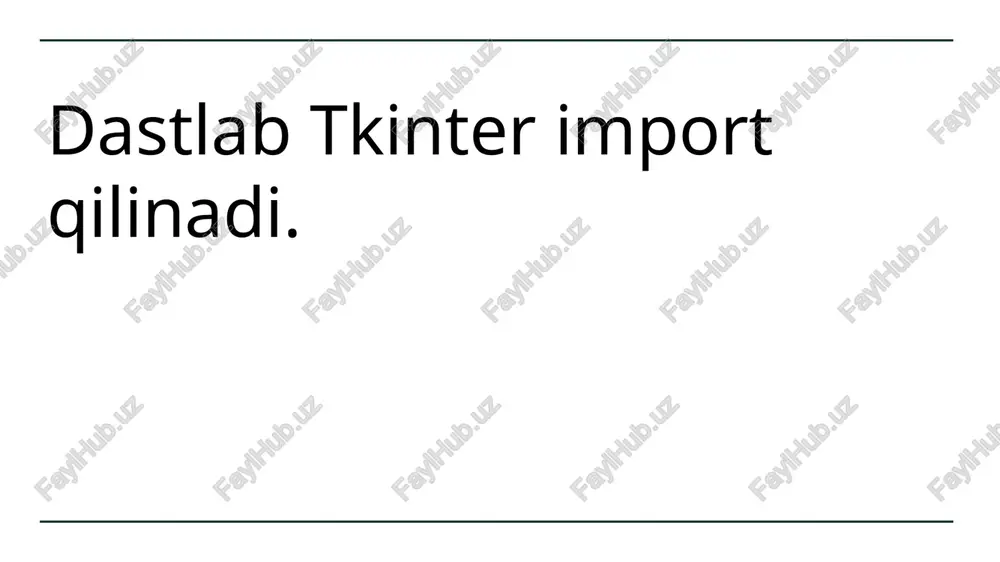 tkinter kutubxonasi oyna ilovalarini ishlab chiqish asoslari - Page 4