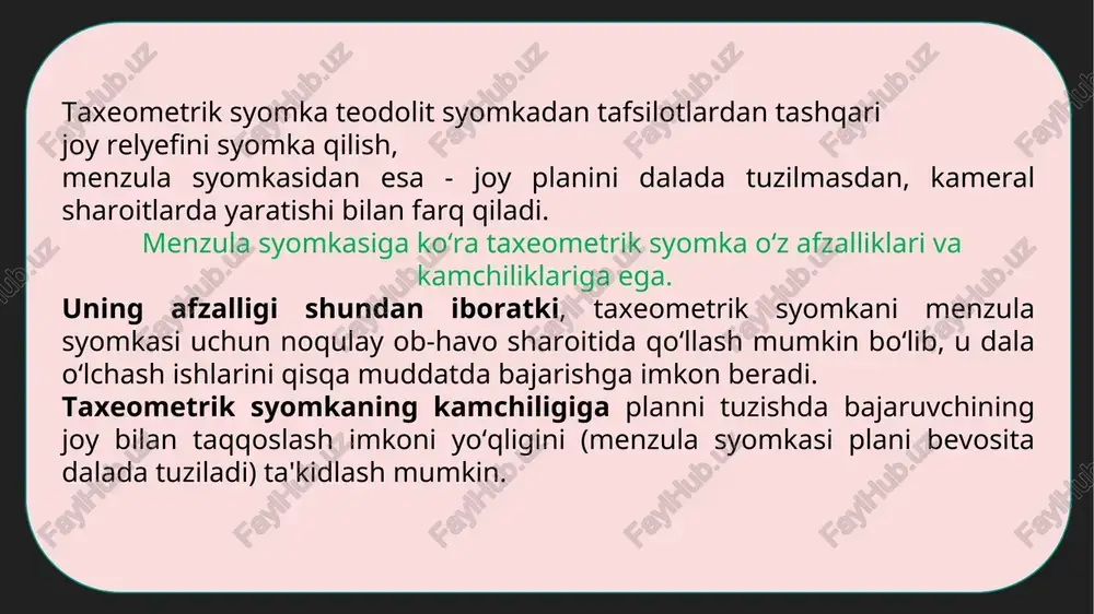taxeometrik tasvirga olish ishlari - Page 4