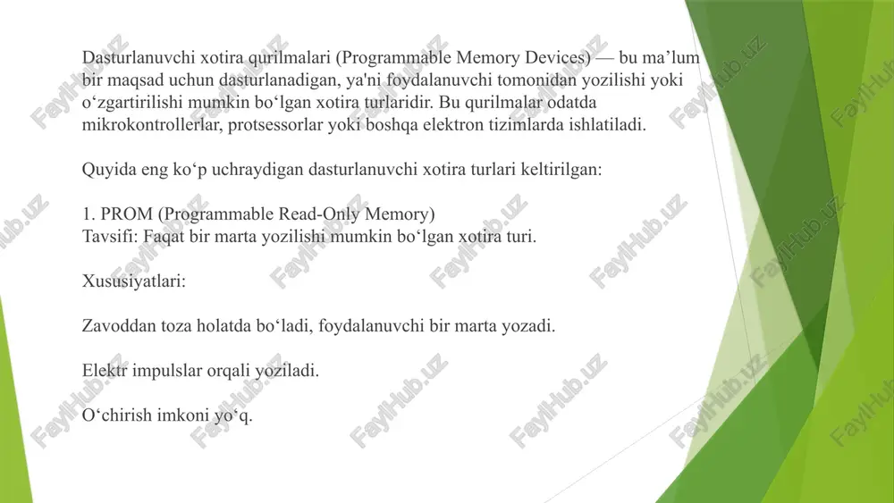 dasturlanuvchi xotira qurilmalari - Page 4