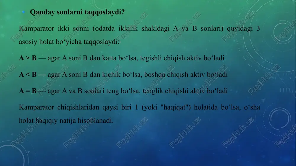 komparatorlar haqida ma'lumot - Page 4