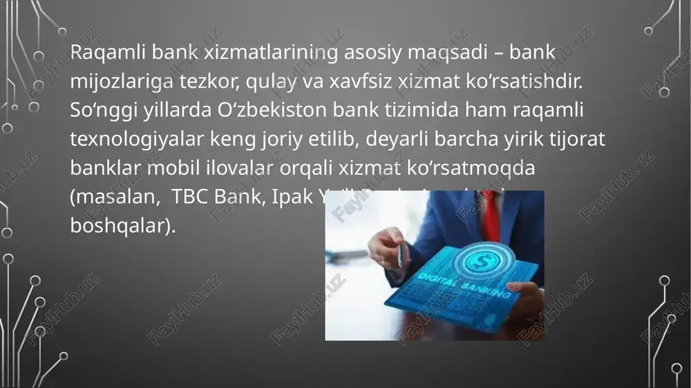 raqamli bank xizmatlari va investitsion faoliyat - Page 4