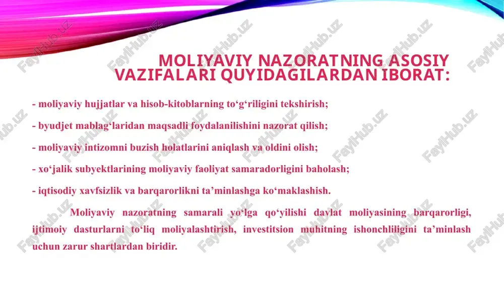 o‘zbekiston respublikasi moliyaviy nazorat tizimida g‘orini audit - Page 4
