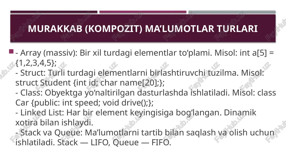 ma’lumotlar turlari va algoritmlari - Page 4