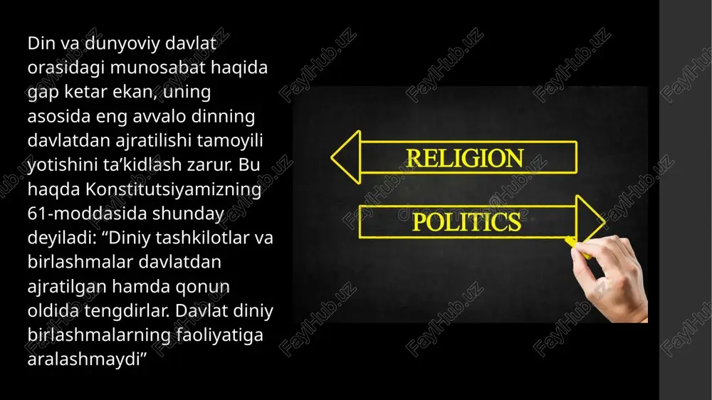 o’zbekistonda diniy sohada davlat siyosatining asosiy tamoyillari - Page 4
