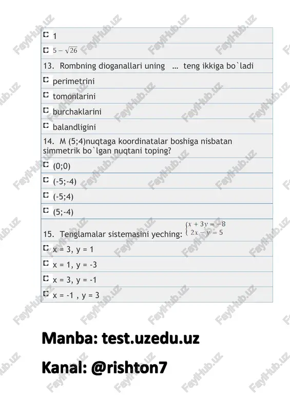 10-sinf matematika - Page 4