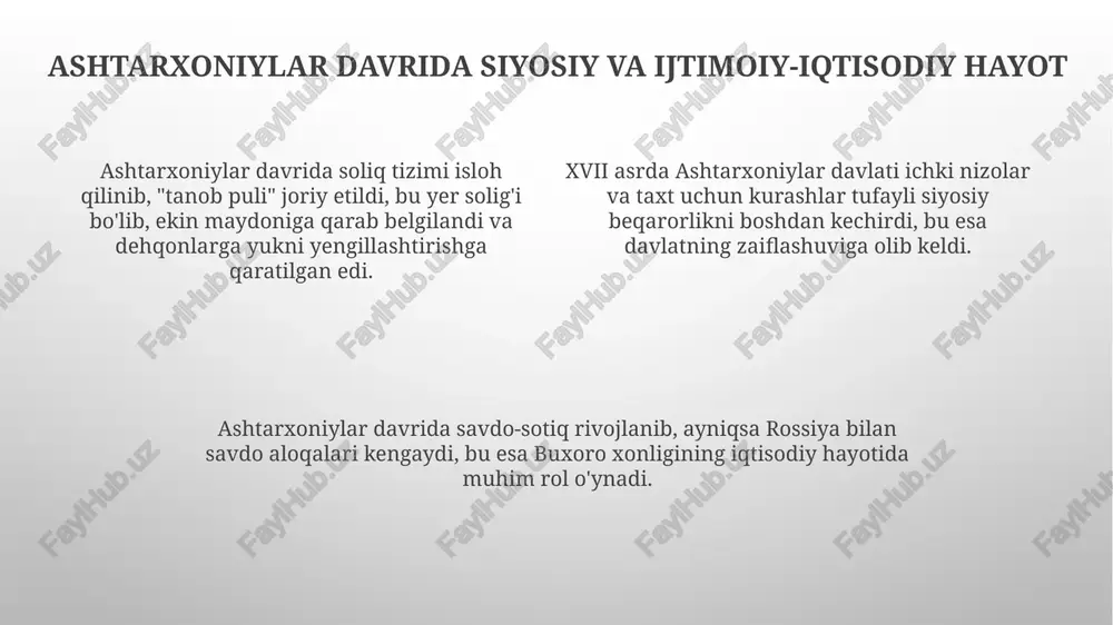 ashtarxoniylarning hukmronlik davri - Page 4
