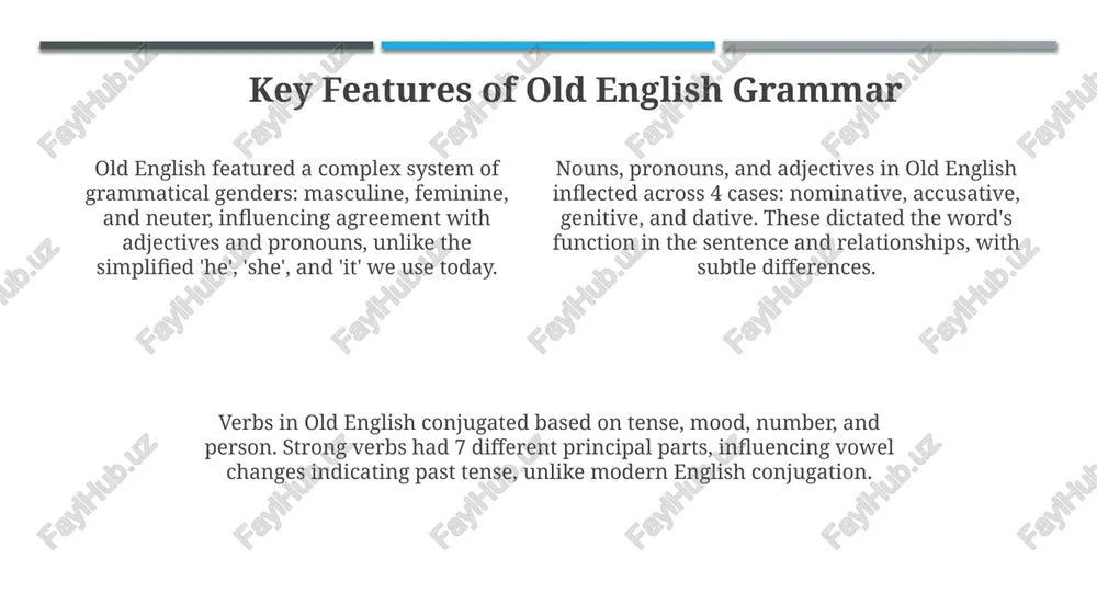 old english grammar presentation - Page 4