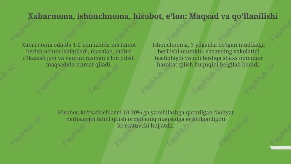 axborot va hujjatlar: ta'riflar va farqlar - Page 4