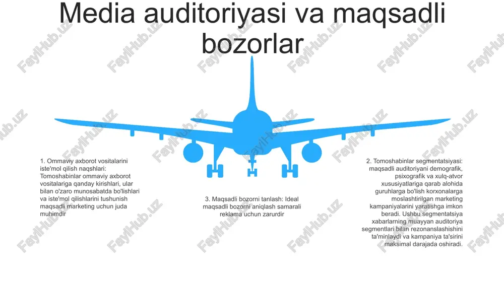 i raqamli formatlarga aylantirish, kirish, saqlash va almashishni osonlashtiradi. media konvergentsiyasi: turli media platformalar va texnologiyalarning birlashishi, foydalanuvchilarga bitta qurilmadan keng tarkibga kirish imkonini beradi. media-kontentning o'zgarishi va ahamiyati: texnologik taraqqiyot tufayli media-kontentning o'zgaruvchan tabiati, interaktivlikni, shaxsiylashtirishni va real vaqtda ma'lumot almashishni oshirishga olib keladi. global media va madaniy almashinuv identifikatsiyaga ta'siri: ommaviy axborot vositalari odamlarni turli madaniyatlar va nuqtai nazarlarga ochib berish, o'z-o'zini imidji va qadriyatlarini potentsial shakllantirish orqali o'ziga xoslik haqidagi tasavvurlarga ta'sir qiladi. quvvat va nazorat: global ommaviy axborot vositalari ko'pincha bir necha dominant aktyorlar tomonidan nazorat qilinadi, ular undan jamoatchilik fikrini shakllantirish va muayyan madaniy rivoyatlarni ilgari surish uchun foydalanishi mumkin. ommaviy axborot vositalarining globallashuvi: global media konglomeratlari kontentni chegaralar bo'ylab tarqatadi, madaniy almashinuv va homogenizatsiyani rag'batlantiradi. ijtimoiy tarmoqlar va ishtirok ishtirok etish madaniyati: ijtimoiy media foydalanuvchilarga faol hissa qo'shish va kontent bilan shug'ullanish imkoniyatini berdi, bu esa an'anaviy translyatsiya modellaridan tashqarida ham ishtirok etish madaniyatini …