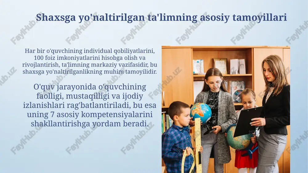 shaxsga yo'naltirilgan ta'limning asosiy tamoyillari - Page 4