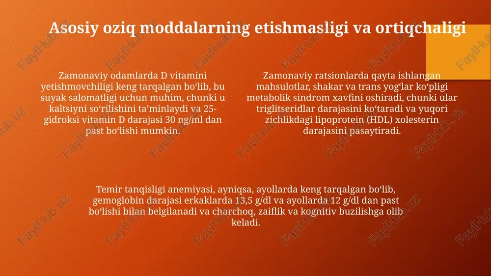 zamonaviy odamlarning ovqatlanish holati - Page 4