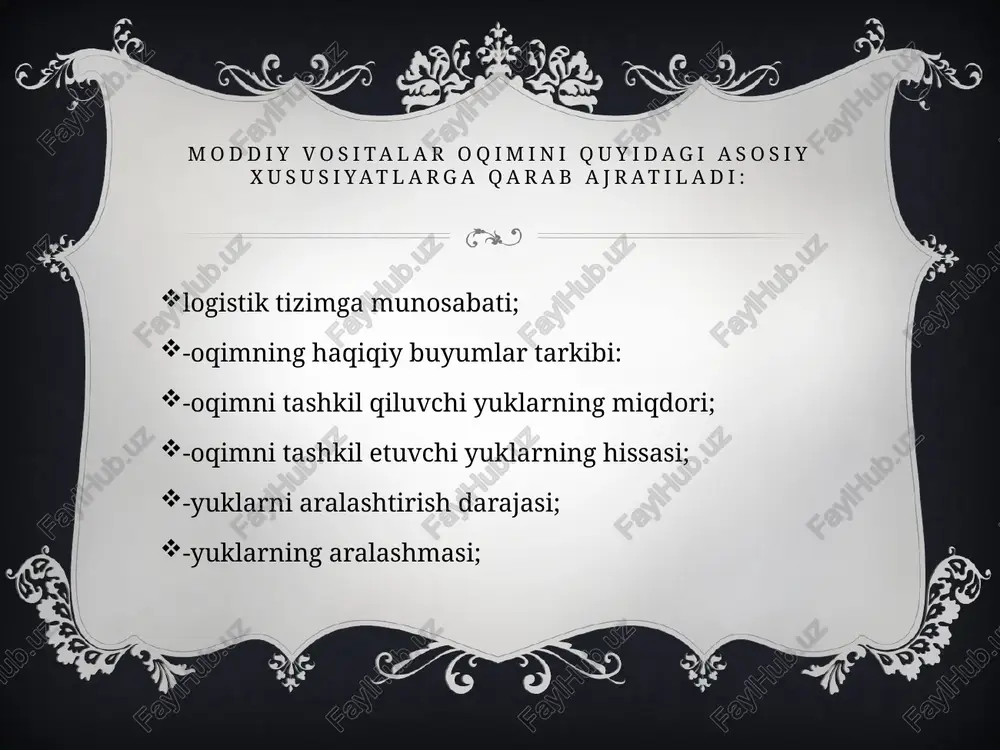 zoq muddatli bo'lishi mumkin. lrp tizimi (logistic requirements planning) - bu korxona darajasida kirish va chiqish materiallari oqimini rejalashtirish va boshqarish tizimidir. tizim inventarizatsiyani boshqarish, transport xizmatlarini prognoz qilish, korxona tovarlariga bo'lgan talabni bashorat qilishga kompleks yondashuvni ta'minlaydi. qrm tizimi (quick response method) - bu tezkor javob berish usuli. distribyutor markazlari orqali chakana va ulgurji korxonalarga tovarlar yetkazib berishni rejalashtirish va tartibga solish usuli. image3.png image2.png /docprops/thumbnail.jpeg