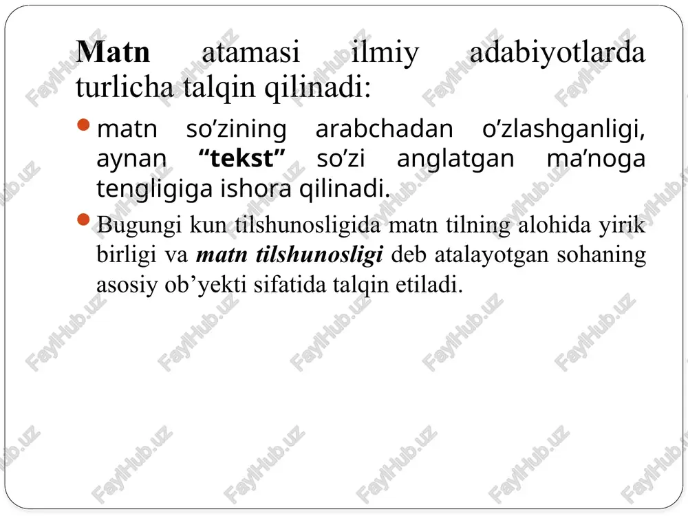 , “suzdi”, “qadam tashladi” kabi tasvirli fe’llar. takrorlanayotgan so‘zlarni aniqlang va sinonimlar yordamida rang-bering. lekin ortiqcha sinonim ishlatishdan ham ehtiyot bo‘ling — ma’no aniqligi va tutarlilik muhim. auditoriyaga mos tilda yozing: agar rasmiy hujjat bo‘lsa — sodda, lekin professional so‘zlar; blog-maqola bo‘lsa — biroz erkin va jonli so‘zlar. matnni ovozda ham o‘qib chiqing: qayerda o’qish qiyin, qayerda so‘zlar mos kelmayapti — shu joylarni tuzating. e’tiboringiz uchun rahmat! image2.png image4.png image5.png image6.png image7.png /docprops/thumbnail.jpeg