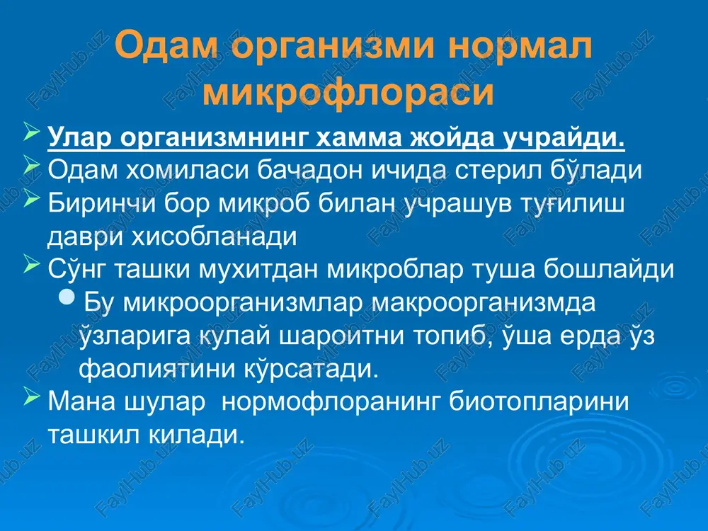 odam organizmi normal mikroflorasi - Page 4