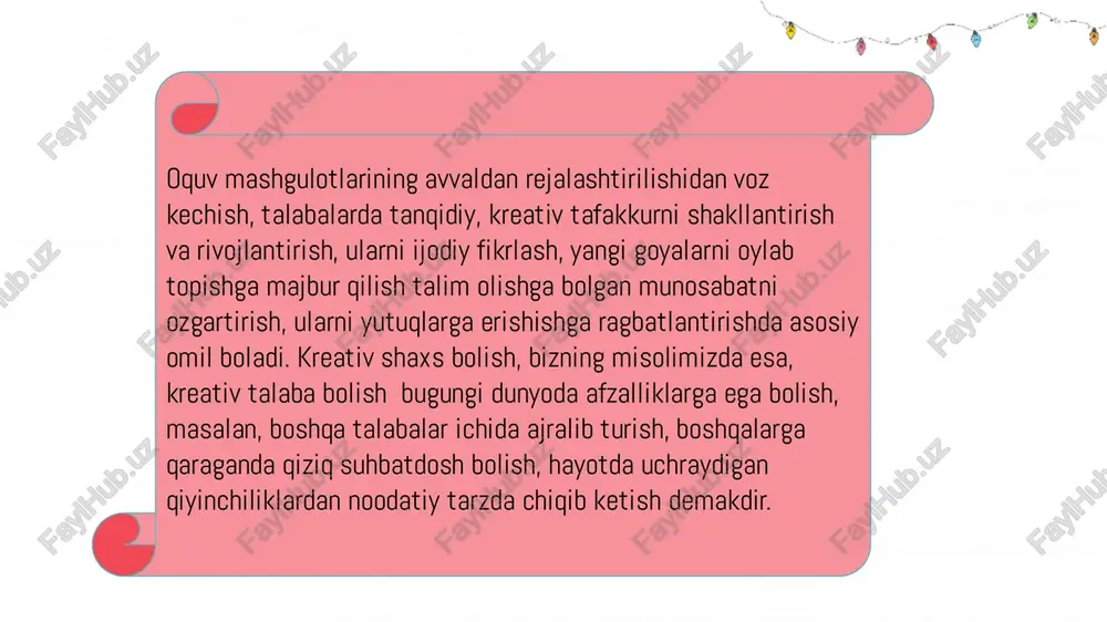 kreativ pedagogika fanini o‘qitish shakllari - Page 4