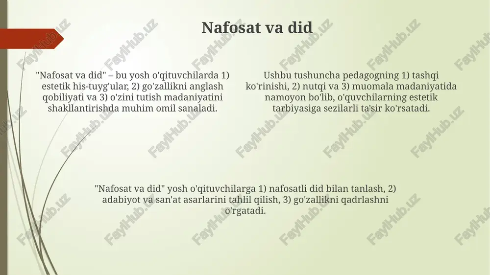 hlik bildirish orqali sinfda ishonchni mustahkamlash mumkin. pedagogik takt va muammoli vaziyatlar pedagogik takt muammoli vaziyatlarda o'zini namoyon qiladi, bunda o'qituvchi 1) empatiya, 2) sabr va 3) adolat me'yorlariga rioya qilishi kerak. konflikt vaziyatlarda pedagogik takt o'quvchilarning hissiyotlarini hisobga olishni va muammoni hal qilish uchun 5 ta asosiy qadamni qo'llashni talab etadi. noqulay vaziyatlarda pedagogik takt, o'qituvchidan 3 xil strategiyani qo'llashni kutadi: vaziyatni yumshatish, o'quvchiga yordam berish va muloqotni davom ettirish. e'tiboringiz uchun rahmat