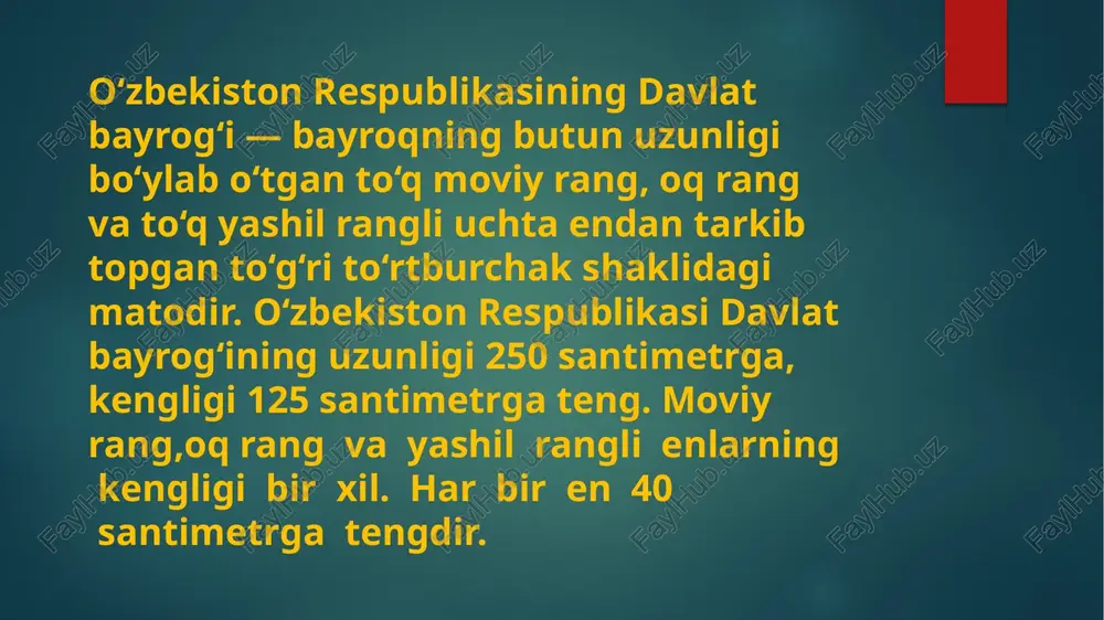 o‘zbekiston respublikasi davlat bayrog‘i - Page 4