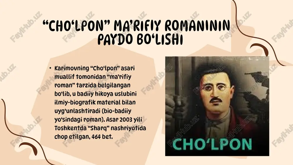 cho'lpon nomli ma'rifiy romani - Page 4