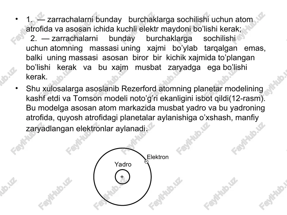 atom tuzilishi modellari - Page 4