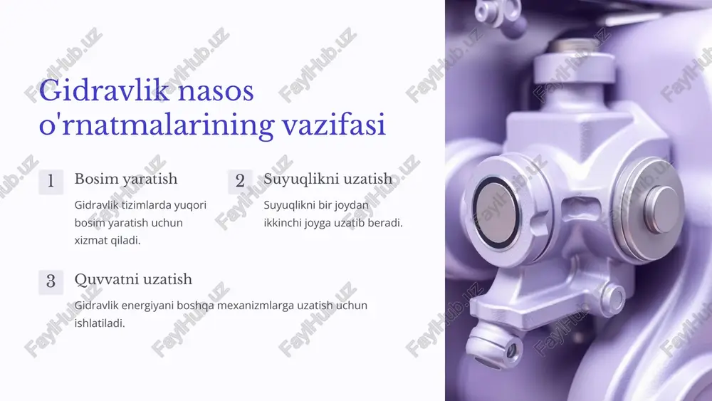gidromashinalarning turlari va bajariladigan vazifalari - Page 4