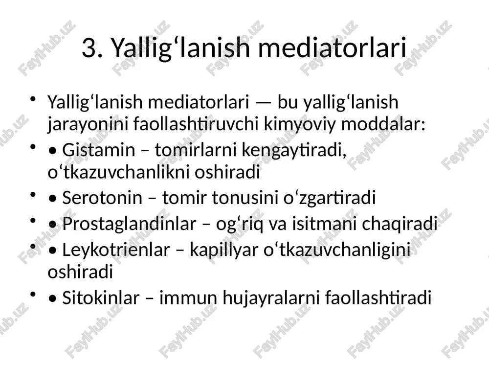 yallig‘lanish patofiziologiyasi - Page 4
