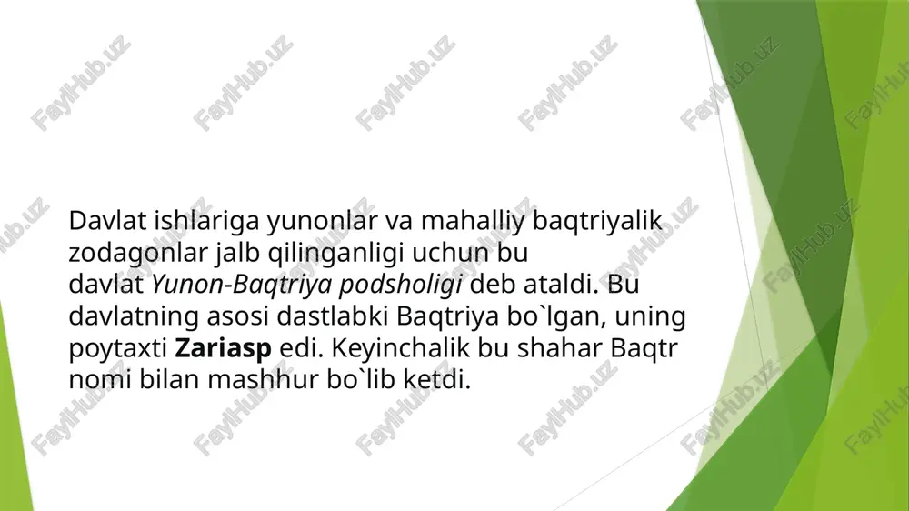 nematjonova begoyimning oʻzbekiston tarixi fanidan tayyorlagan taqdimoti - Page 4
