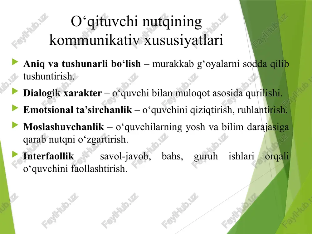 o‘qituvchining kommunikativ xususiyatlari - Page 4