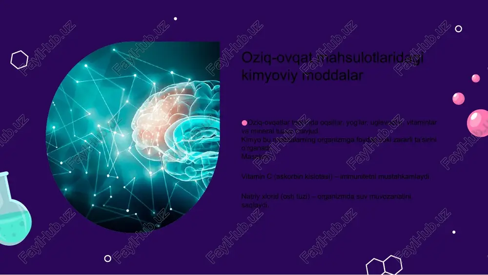 kimyo hayotimizda: oziq-ovqat, dori, tozalovchi vositalar - Page 4