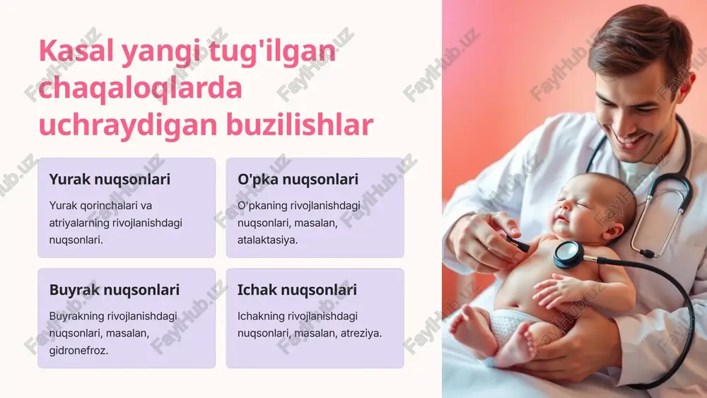 tug'ma anomaliyalar: chala tug'ilganlardagi buzilishlar - Page 4