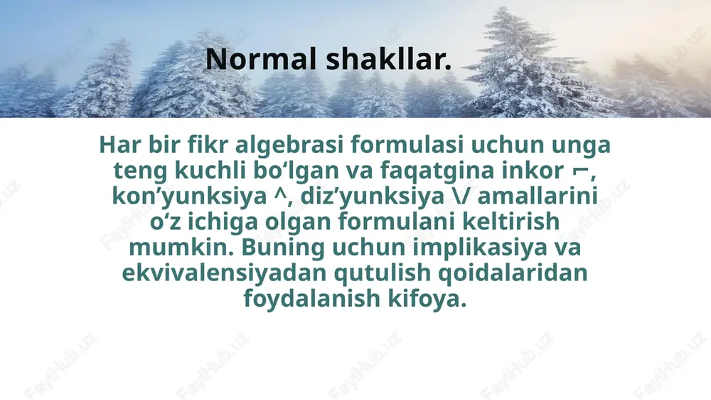 diz’yunktiv normal shakl - Page 4