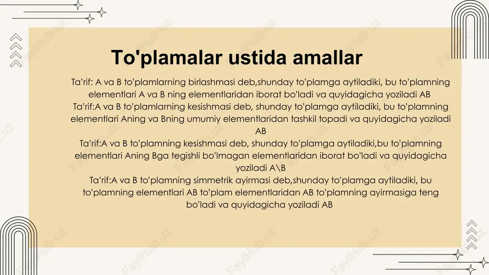 samarador va kreativ to’plamlar. immun va oddiy to’plamlar. - Page 4