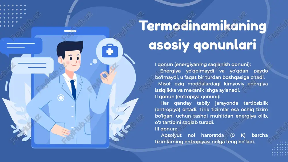 biologik jarayonlar termodinamikasi - Page 4