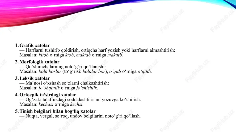 o'quvchilardagi tipik orfografik xatolarni aniqlash - Page 4