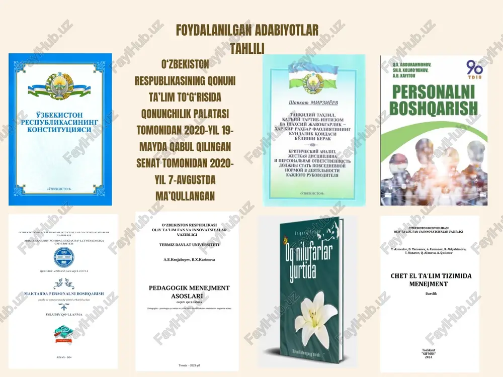 maktabda ma‘muriyat va pedagog xodimlar o‘rtasida ijtimoiy muhitni yaratish - Page 4